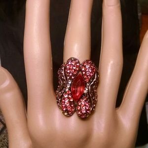 Rhinestones Sexy Stylish Large Cocktail Ring